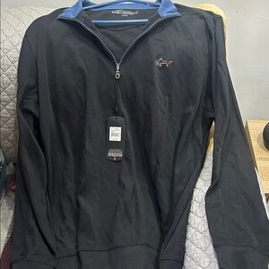 Greg Norman Collection Black and Blue Lightweight shirt